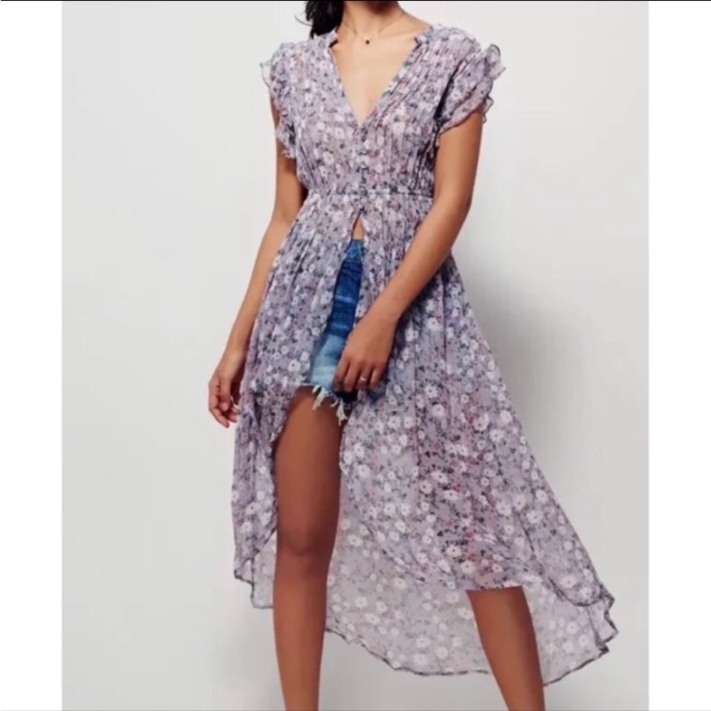 Free People Lady of Avalon Printed Tunic